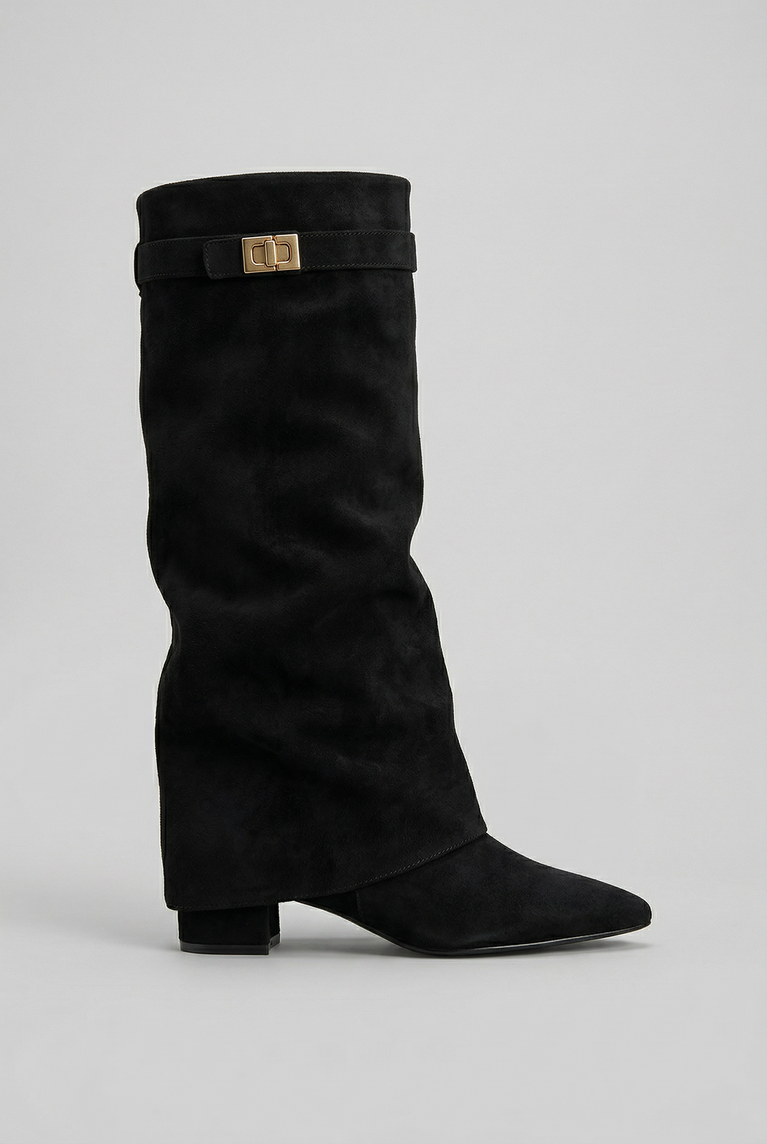 Elegant women's knee-high boots with a comfortable block heel & side zip. Perfect for fall & winter fashion.