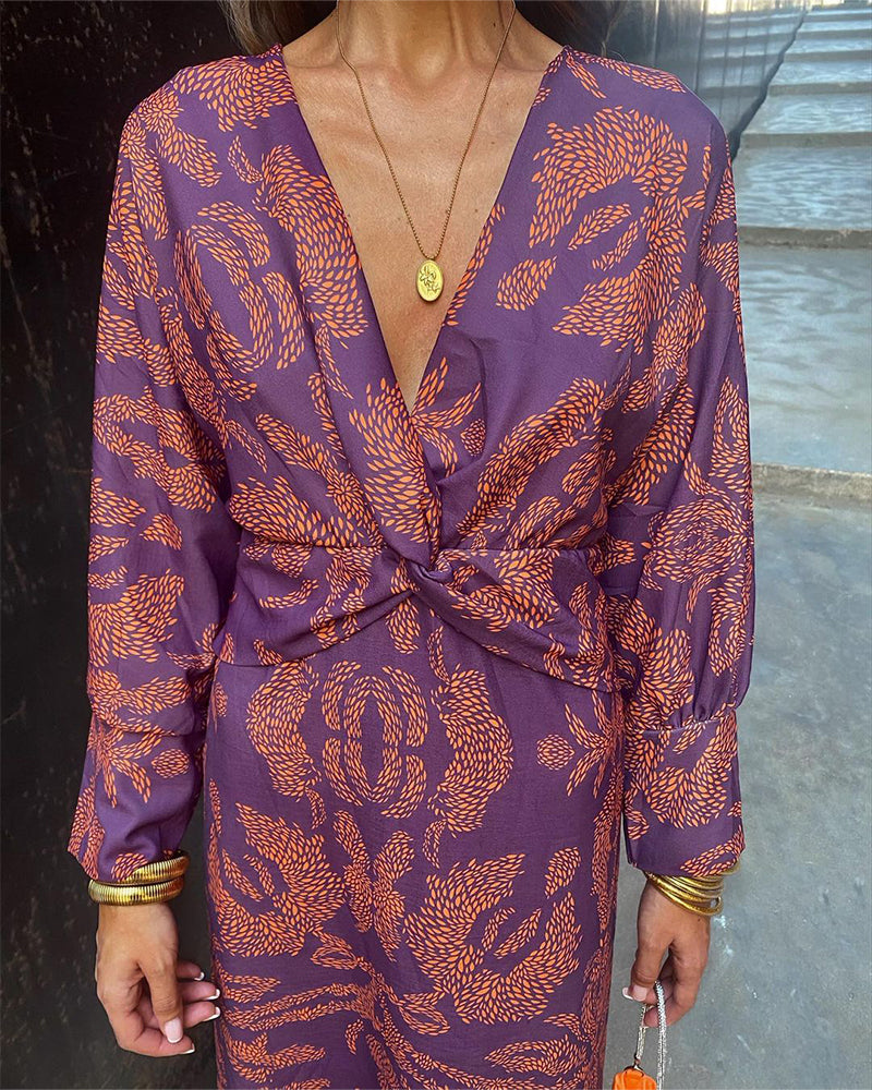 Draped knot detail maxi dress for women. Elegant, chic long formal gown for special occasion parties.