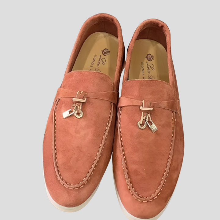 Women's elegant tassel loafers, perfect for adding a sophisticated touch to any casual dress outfit.