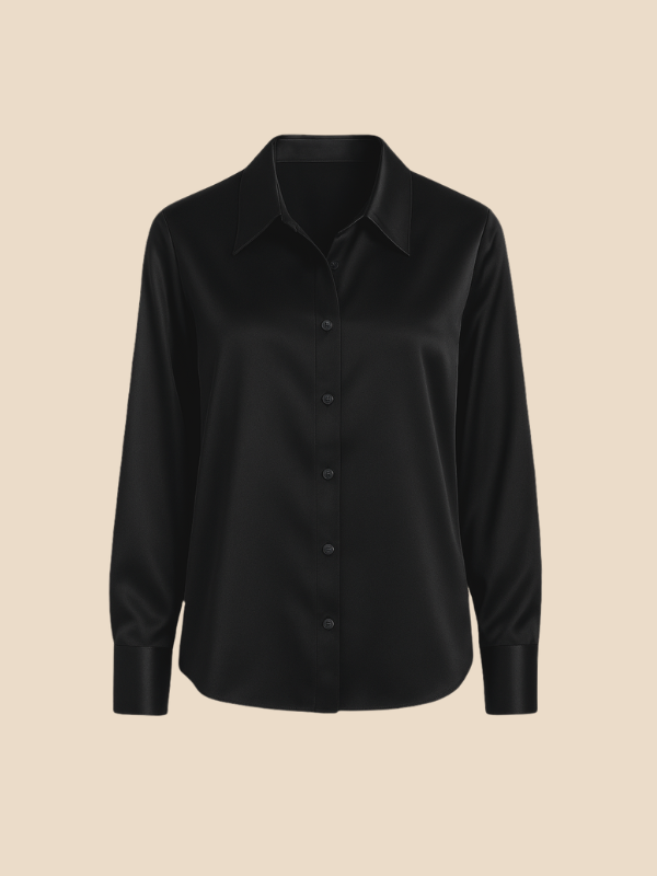 High-quality women's long sleeve button blouse, a durable and fashionable choice.
