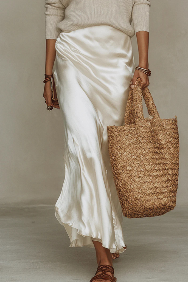 Soft women's sweater from an elegant midi dress set. Ideal for a comfortable, versatile layered outfit.