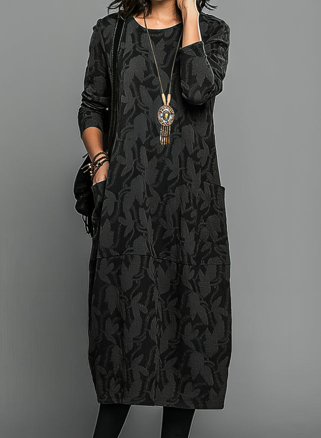 Versatile women's elegant midi dress. Perfect as a wedding guest, party, or formal occasion dress with a flattering fit.