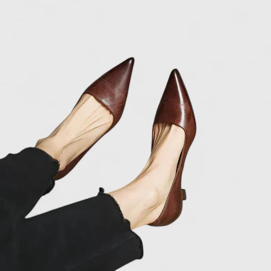 Stylish women's pointed toe kitten heels. Versatile dress shoes for elegant fashion & comfortable everyday wear.