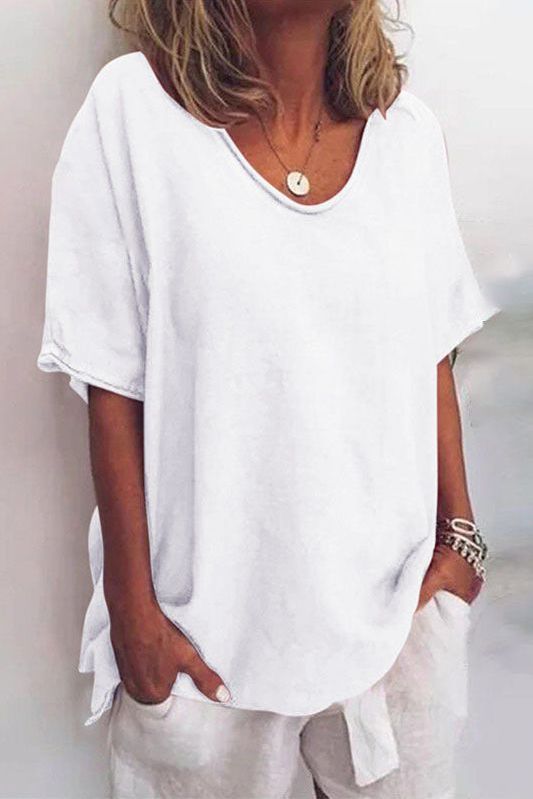 Versatile women's printed blouse, an elegant long sleeve top for casual outfits or workwear fashion.