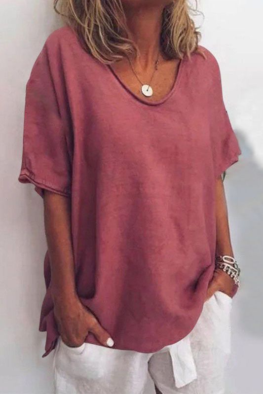Sophisticated women's printed long sleeve blouse. Elegant and comfortable top for work or daily fashion.