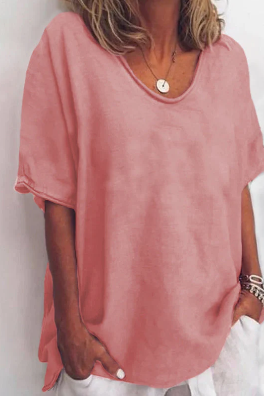 Flattering women's printed long sleeve blouse. Comfortable elegant top for versatile daily and workwear.