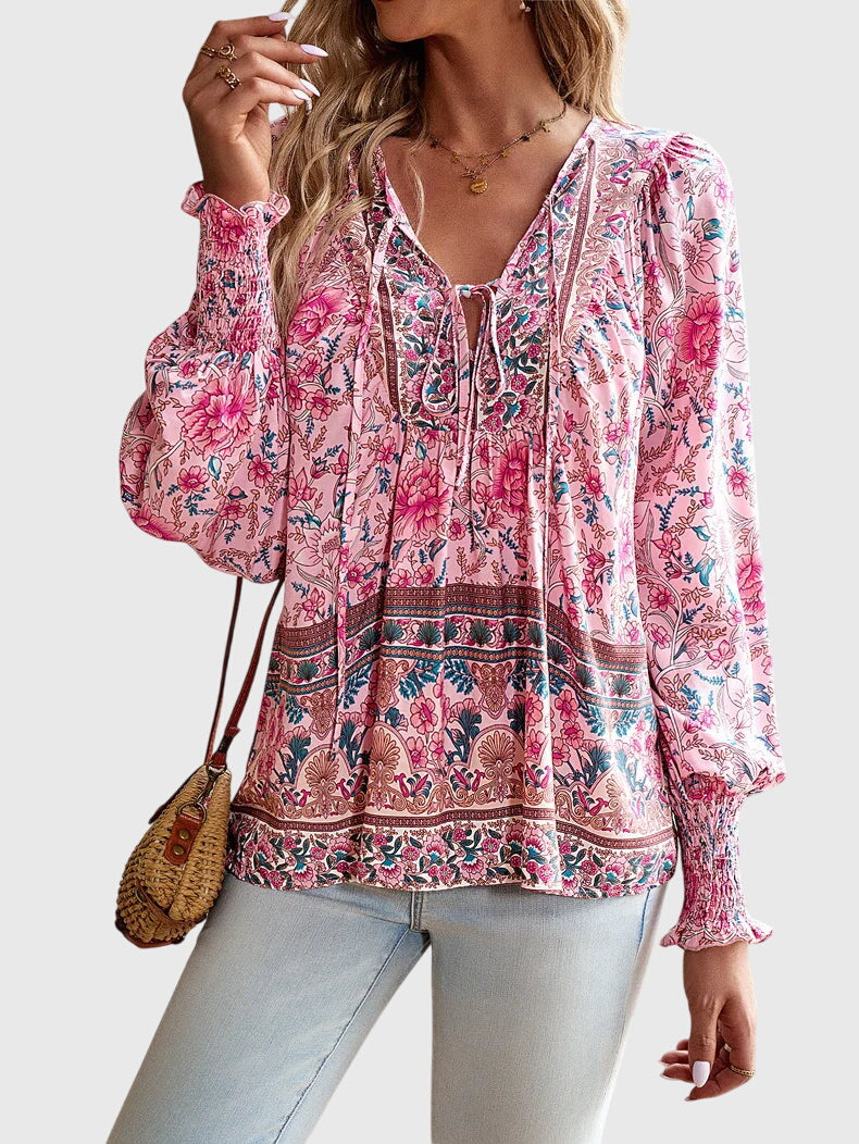 Stylish women's long sleeve pullover sweater. Comfortable and elegant for any occasion.