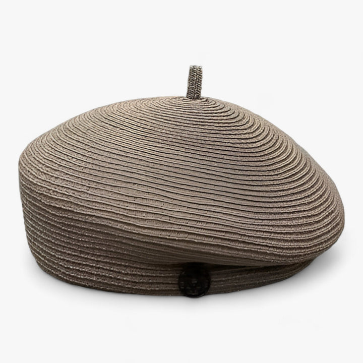 Elegant women's straw fedora hat, a chic summer accessory offering stylish sun protection for travel & beach.