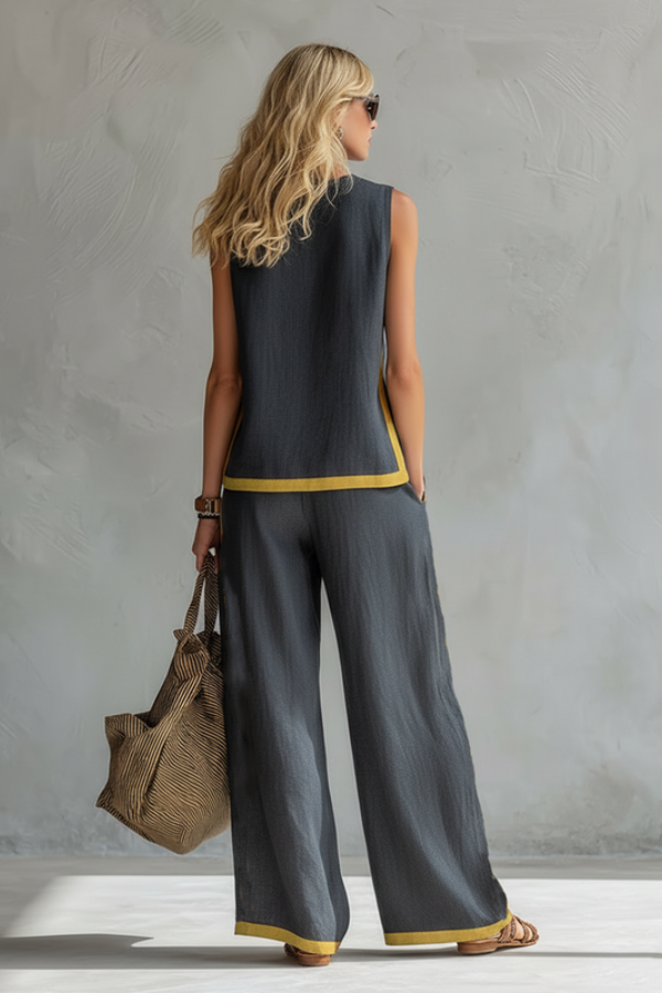 Detail shot of elegant Women's Co-Ord Set fabric, highlighting texture & stylish design for versatile wear.