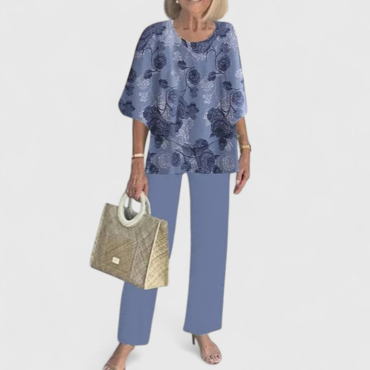 Spring/summer women's two-piece set, chic, comfortable, and versatile clothing.