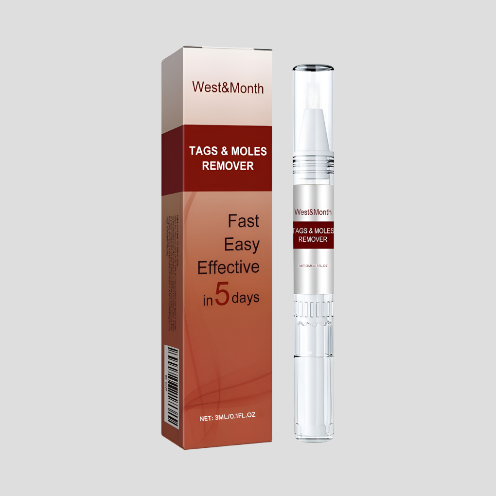 Natural Skin Tag & Mole Remover Pen with organic extracts for blemish-free, clear skin. Easy home treatment.