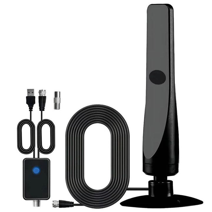 Enhanced indoor digital TV antenna for clear HD local channels. Easy setup & free TV.