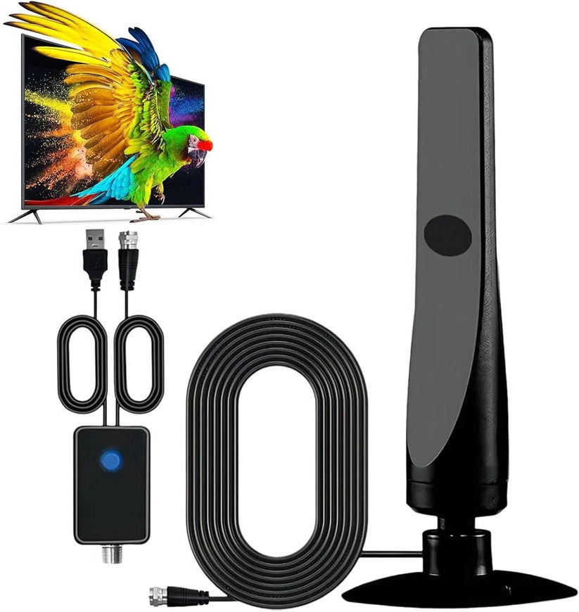 High-performance indoor digital TV antenna for clear reception of free local HD broadcasts. TavvitaImp011.