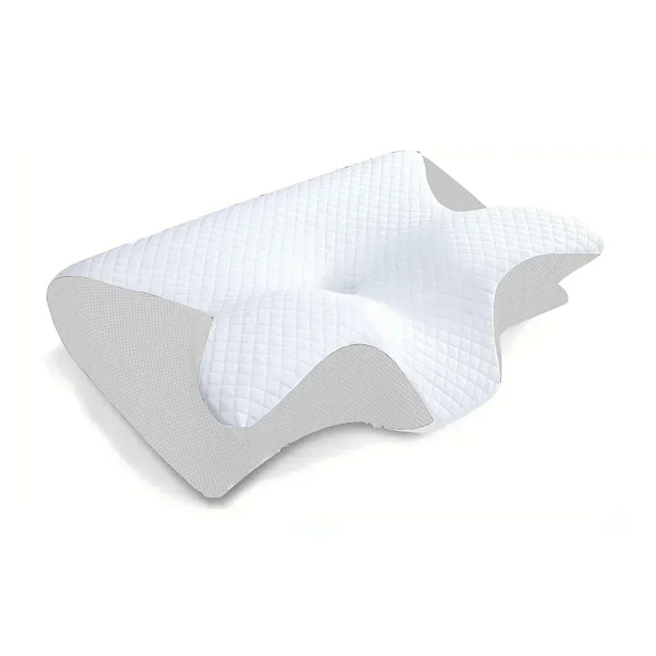 Premium memory foam cervical pillow with ergonomic contour, excellent for neck & back pain relief. Orthopedic.
