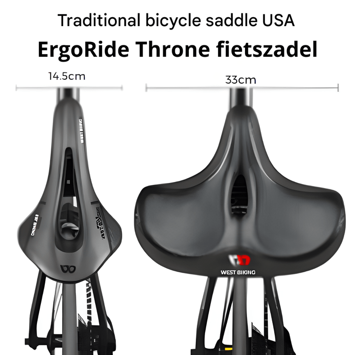 ErgoRide Throne Bike Saddle for Unmatched Comfort - Lexians