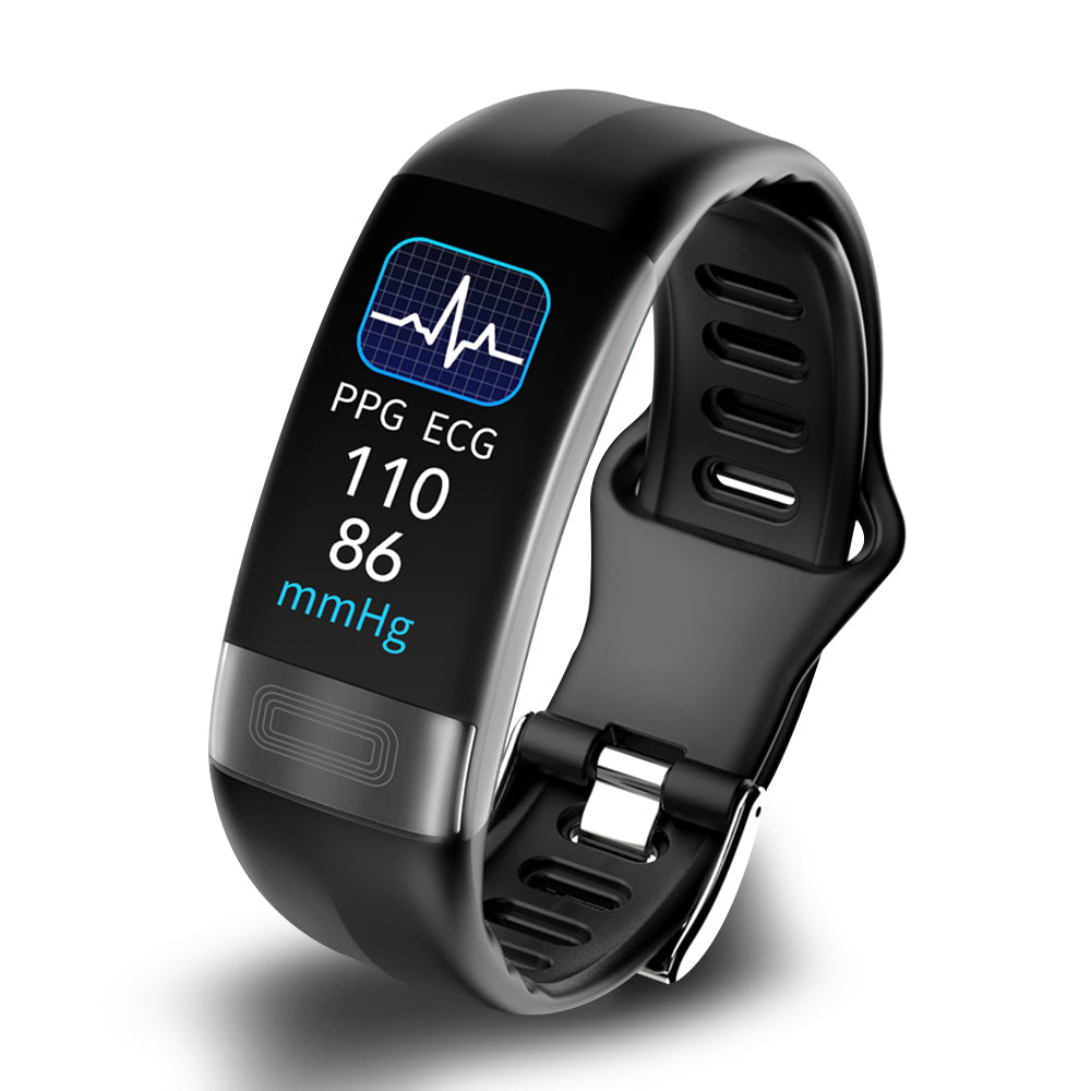FDA Approved unisex wrist blood pressure monitor & health tracker smartwatch with heart rate, EKG, SpO2.