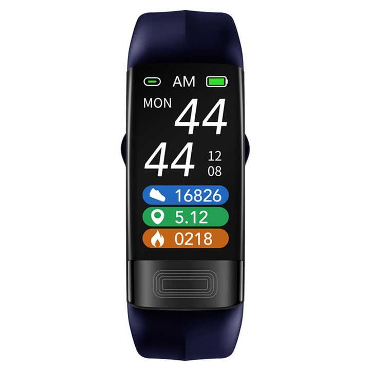 Sleek unisex wrist monitor & smartwatch for accurate blood pressure, heart rate, and fitness tracking.