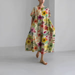 Pastel Floral Cream