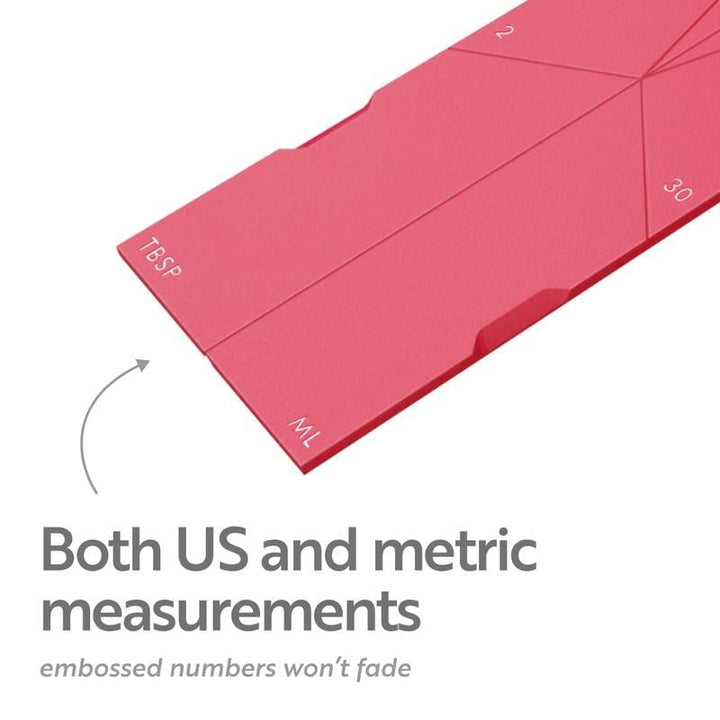 Accurate cooking & baking with this space-saving foldable measuring spoon set. Smart kitchen tool.