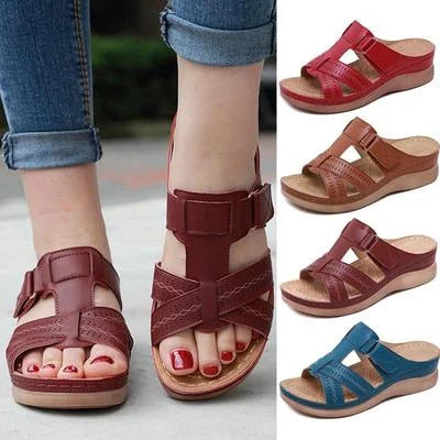 Women's premium arch support sandals, engineered for effective foot pain relief and comfort.