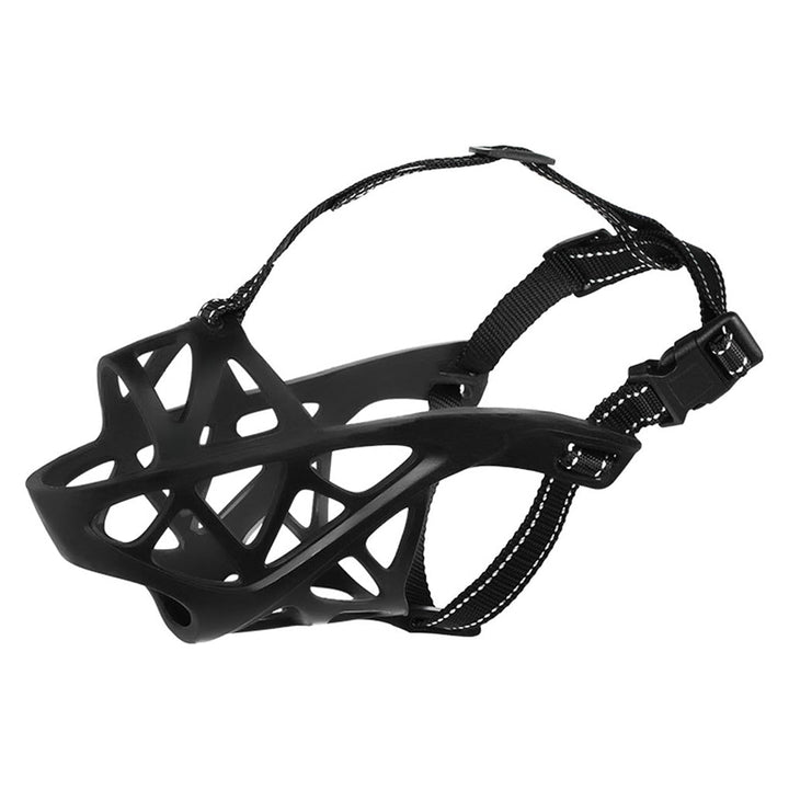 Close-up of the soft interior lining of the gentle dog muzzle, ensuring ultimate canine comfort.