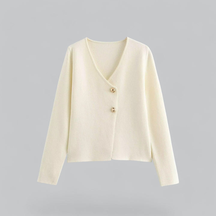 Grace cardigan shown in multiple colors—black, burgundy, white—versatile spring layering.