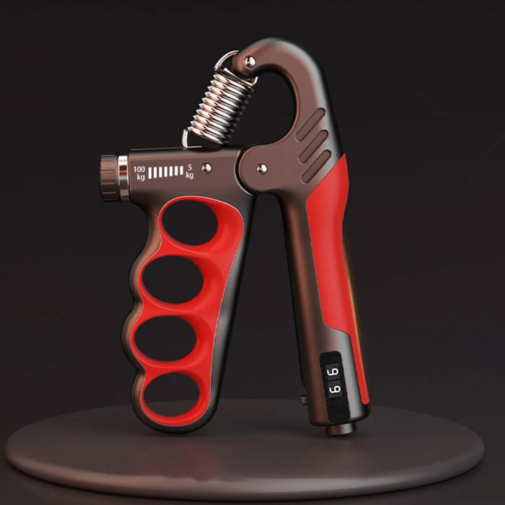 Adjustable grip strength trainer & forearm exerciser. Ideal for home gym strength training.
