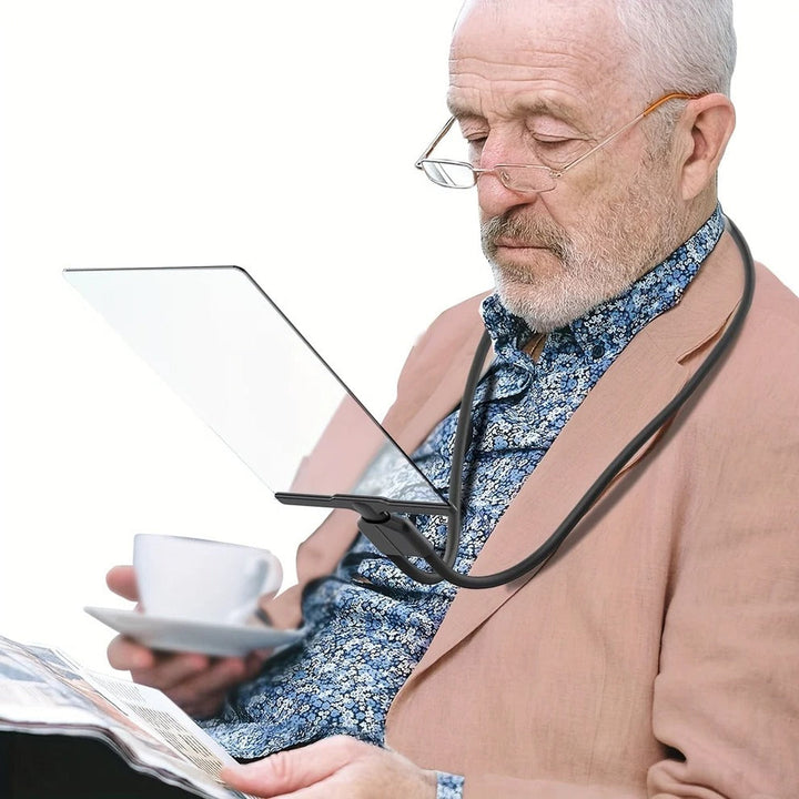 Hands-free magnifying glass with flexible neck, perfect for reading, crafts, and detailed tasks. A low vision aid.