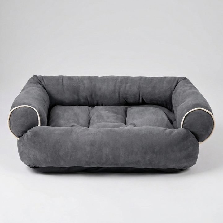 Modern pet sofa for dogs, a comfortable and elegant dog bed. Durable pet furniture for large or small dog companions.