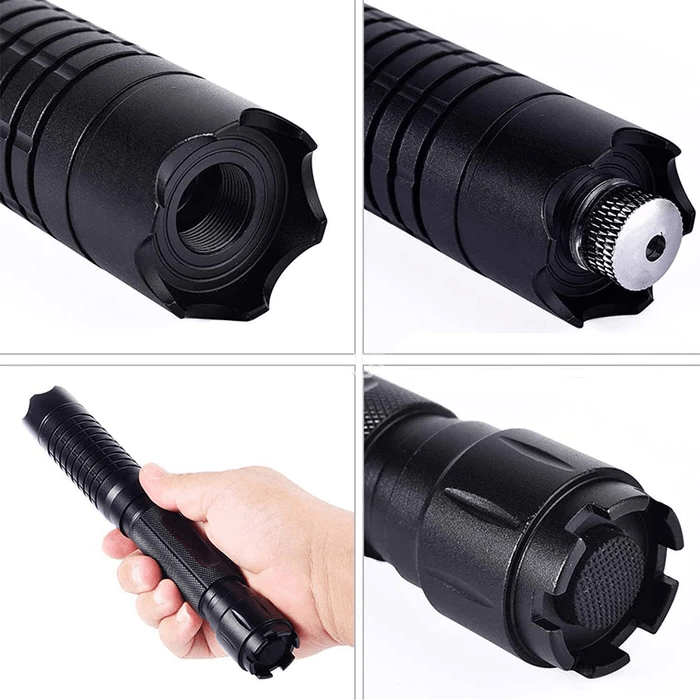 Unisex high-performance LED flashlight, ideal for camping, hiking, and adventure. Bright, portable outdoor light.