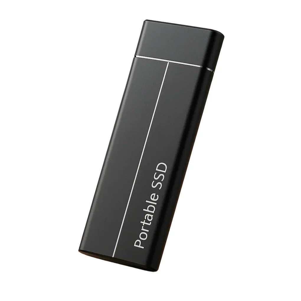 High-speed portable SSD external storage for rapid data transfer. Compact 64GB solid state drive.