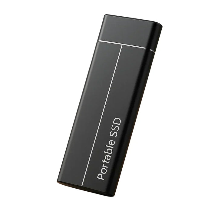 High-speed portable SSD external storage for rapid data transfer. Compact 64GB solid state drive.