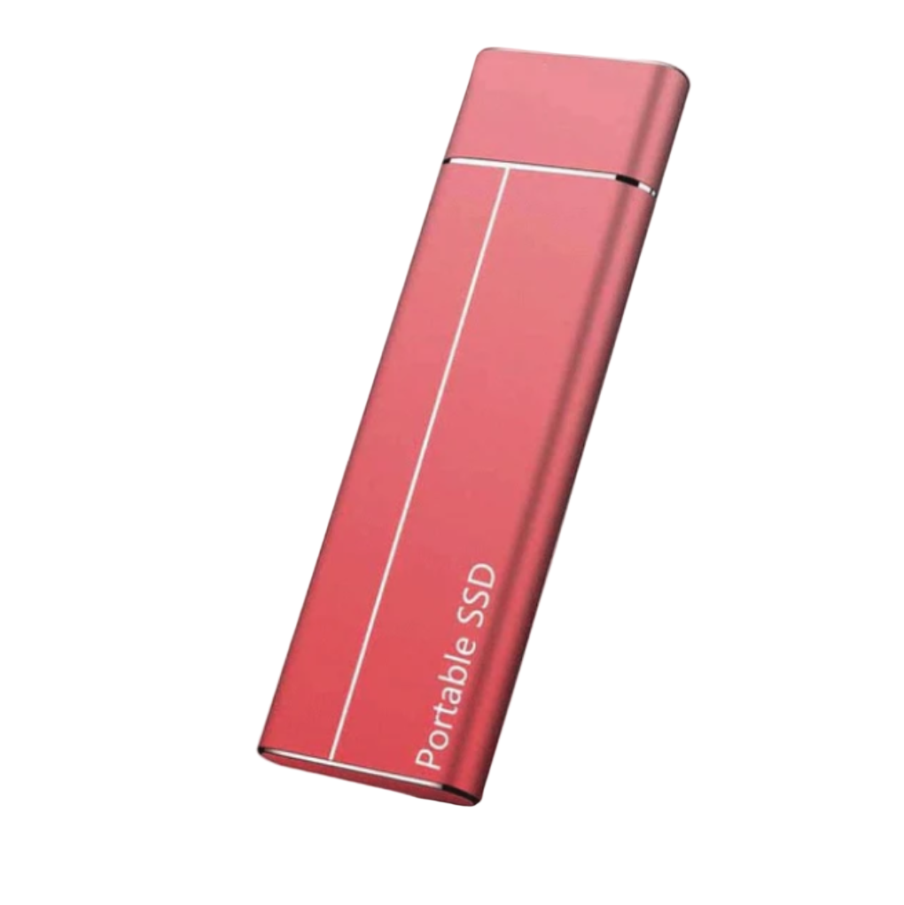 64GB portable SSD, high-speed external storage. Aluminum alloy, USB 3.0/Type-C for efficient data transfer.