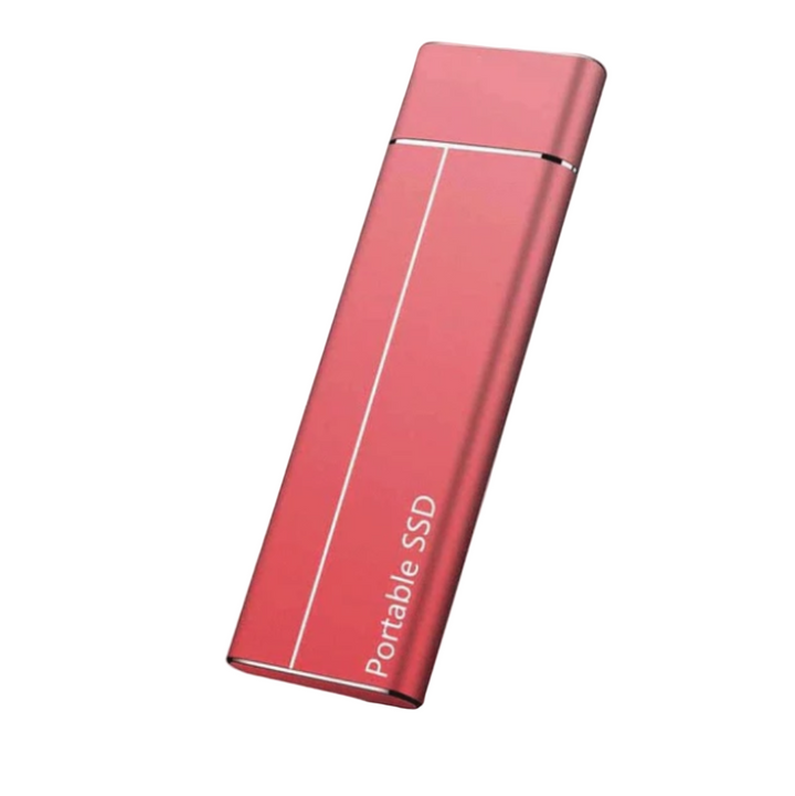 64GB portable SSD, high-speed external storage. Aluminum alloy, USB 3.0/Type-C for efficient data transfer.