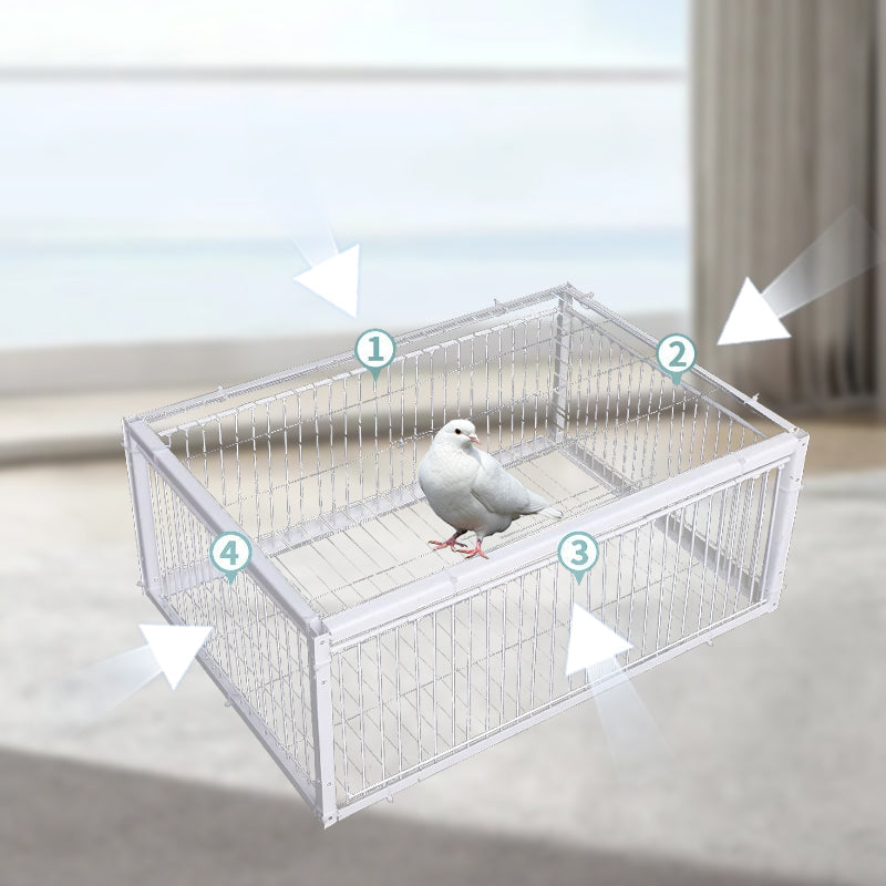 Garden bird trap, designed for humane capture & release, offering safe pest control & protection.