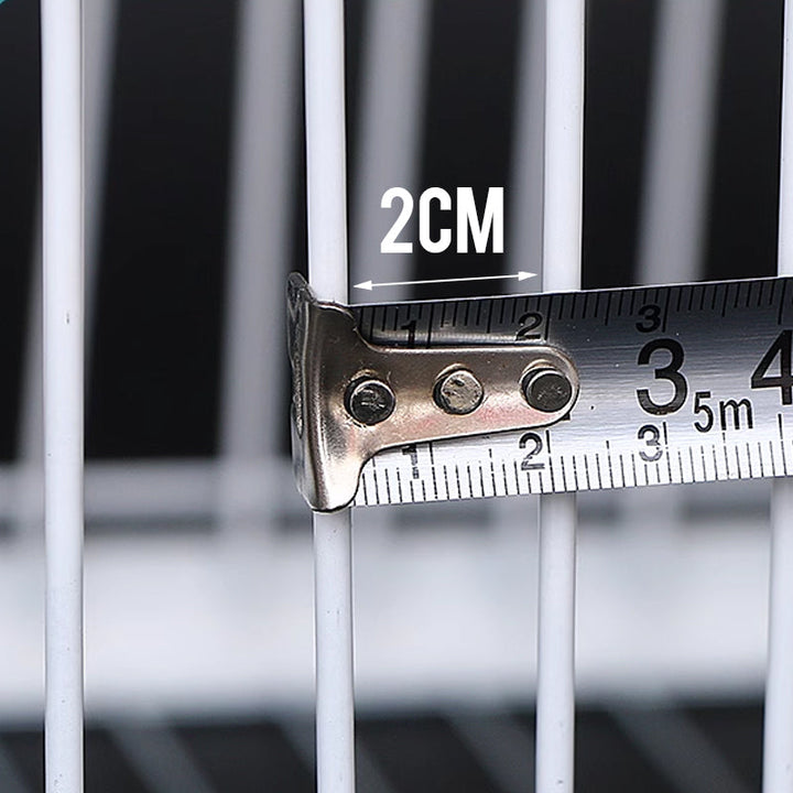 Heavy-duty bird trap, an escape-proof metal cage for humane animal control & farm bird removal.