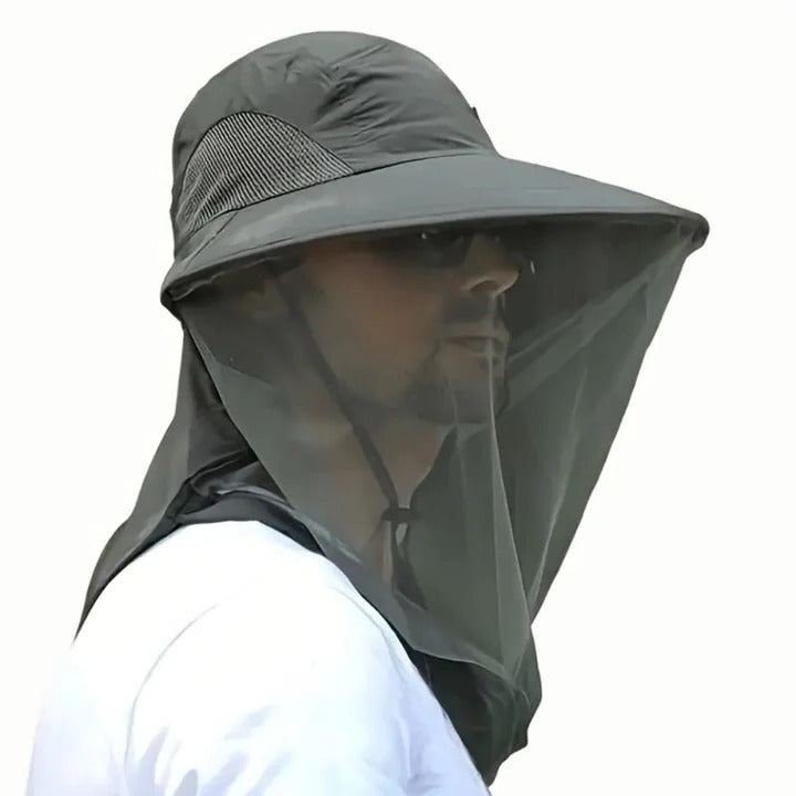 Lightweight unisex wide brim hat for hiking & fishing. Provides UV sun protection, insect shield & quick-dry comfort.