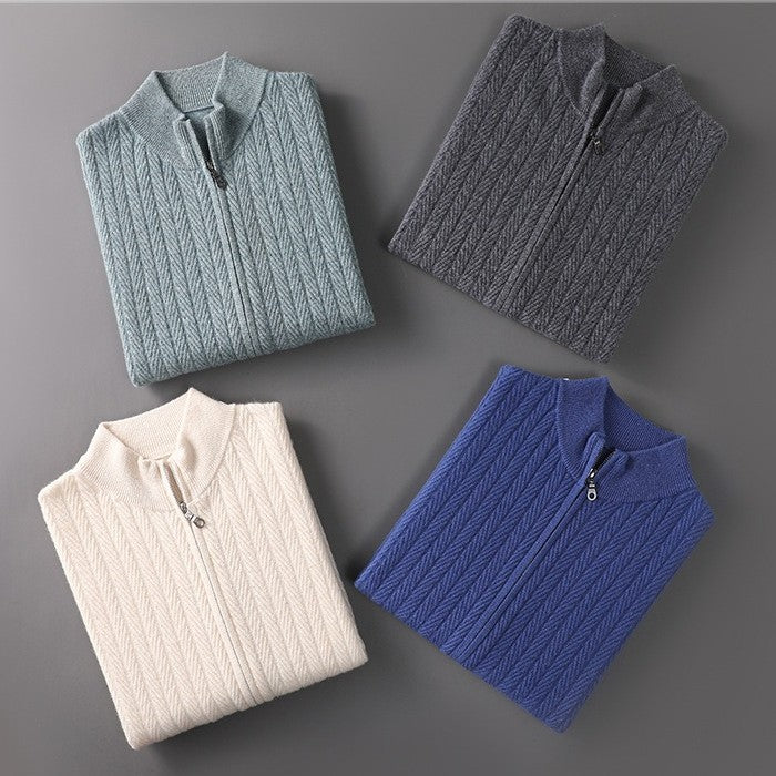 Men's Premium Full-Zip Cardigan