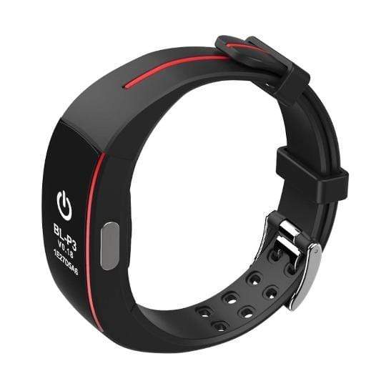Advanced health monitor smartwatch. Measures blood pressure, heart rate, sleep patterns, and daily fitness activity.