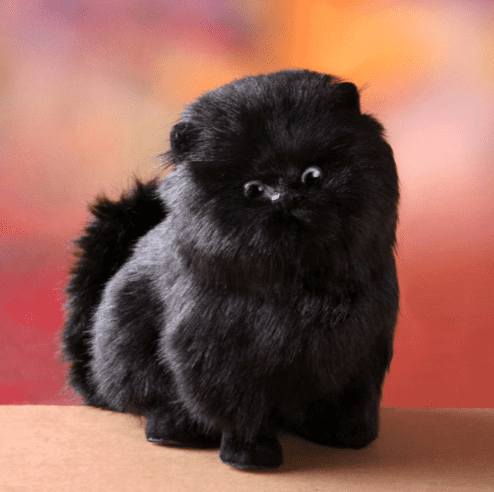 Children's interactive plush cat toy, realistic electric kitten for playful simulation and fun.