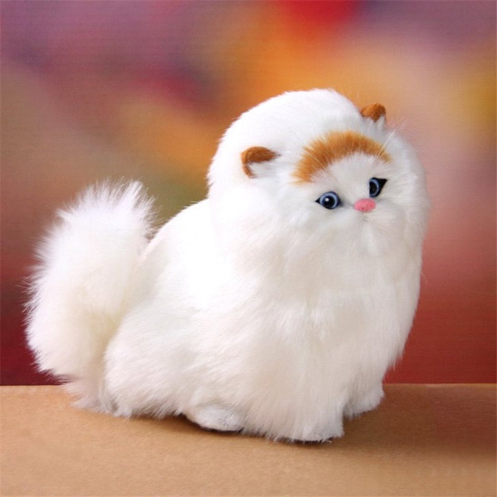 Electric plush kitten toy for children with realistic sounds & movements, an interactive pet for kids.