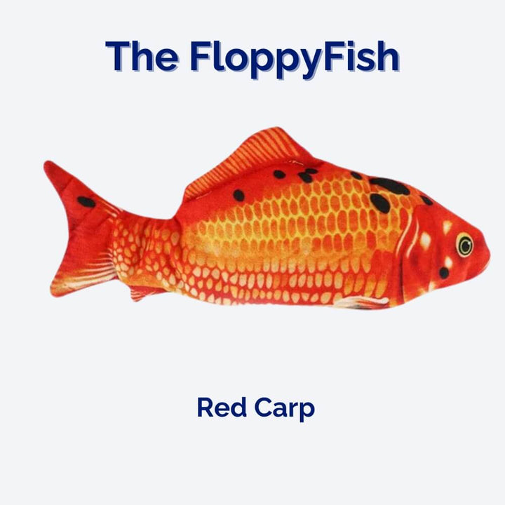 Realistic flopping fish interactive dog toy for stimulating play. Rechargeable pet enrichment chew toy for all dogs.