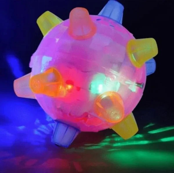 Interactive jumping activation ball for dogs, an automatic bouncing dog toy for pet exercise & enrichment.