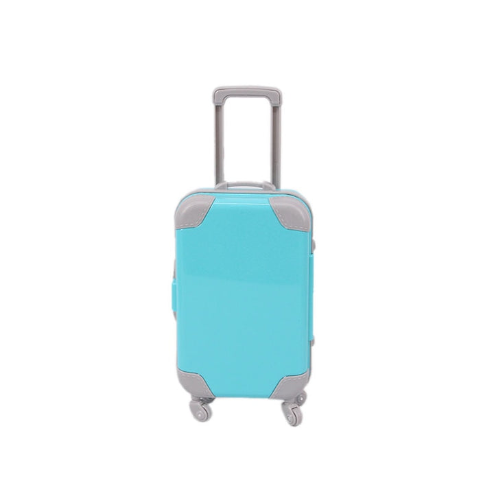 Doll accessory: 18-inch travel suitcase for kids' imaginative doll adventures & organization.