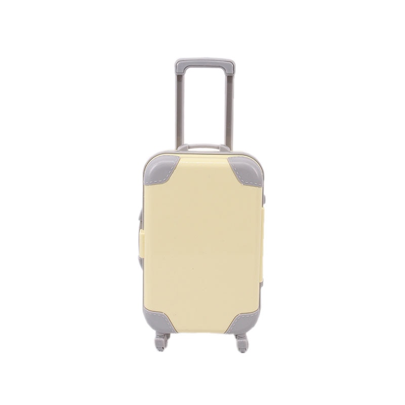Kids' 18-inch doll travel suitcase, enhancing pretend play and doll journey stories.