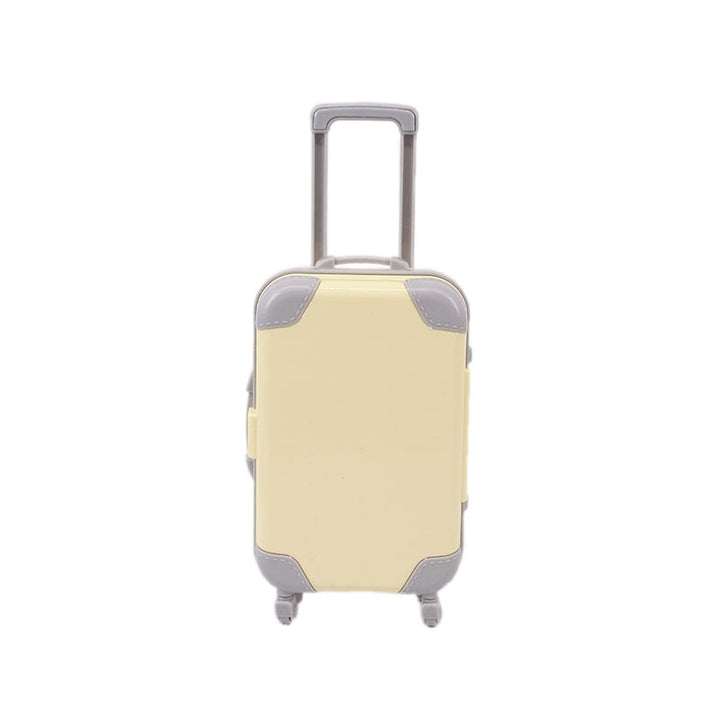 Kids' 18-inch doll travel suitcase, enhancing pretend play and doll journey stories.