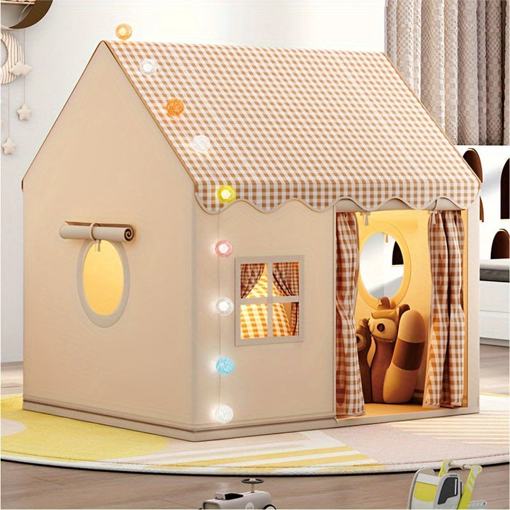 Portable kids' outdoor play tent, perfect for backyard adventures & children's imaginative play. Easy setup.
