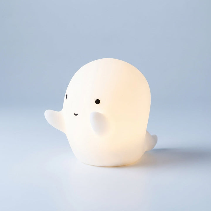 Soothing Kids' Animal LED night light, a cute Dreamasaur bedside lamp with gentle glow for peaceful childrens' sleep.
