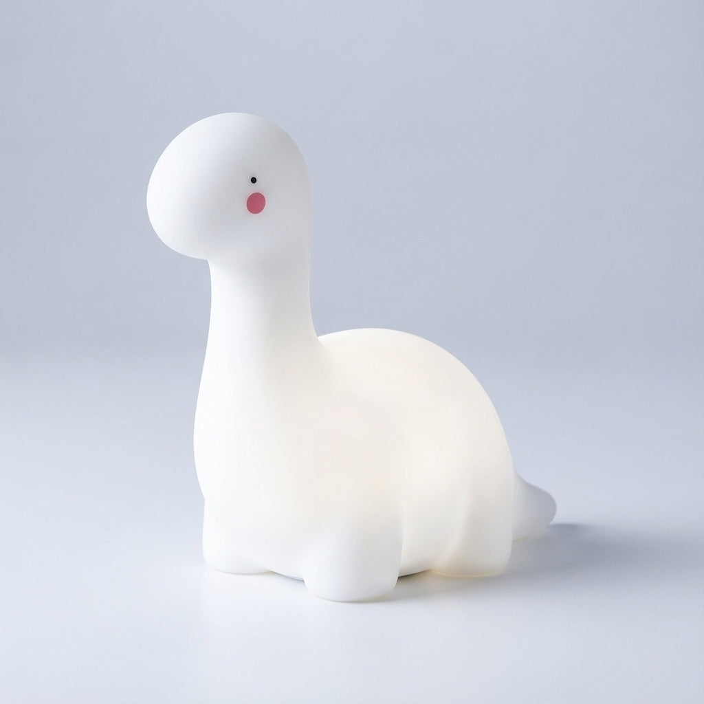 Versatile Kids' Animal LED night light, a cute Dreamasaur bedside lamp perfect for nursery decor and gentle glow.