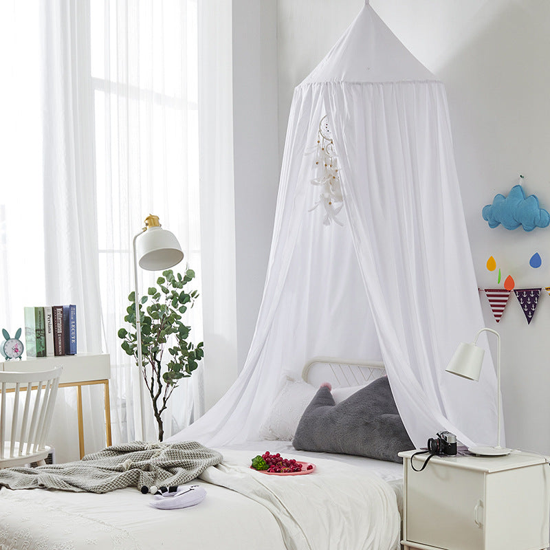 Durable polyester kids canopy, a long-lasting play tent for active children's bedrooms.